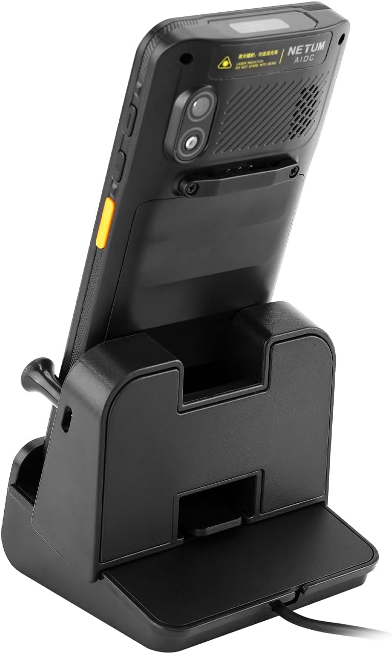 NETUM قاعدة شحن Q900 PDA – قاعدة شحن مدمجة وحامل، 5V/2A مخرج، 100-240V مدخل (قاعدة شحن Q900) - Image 4